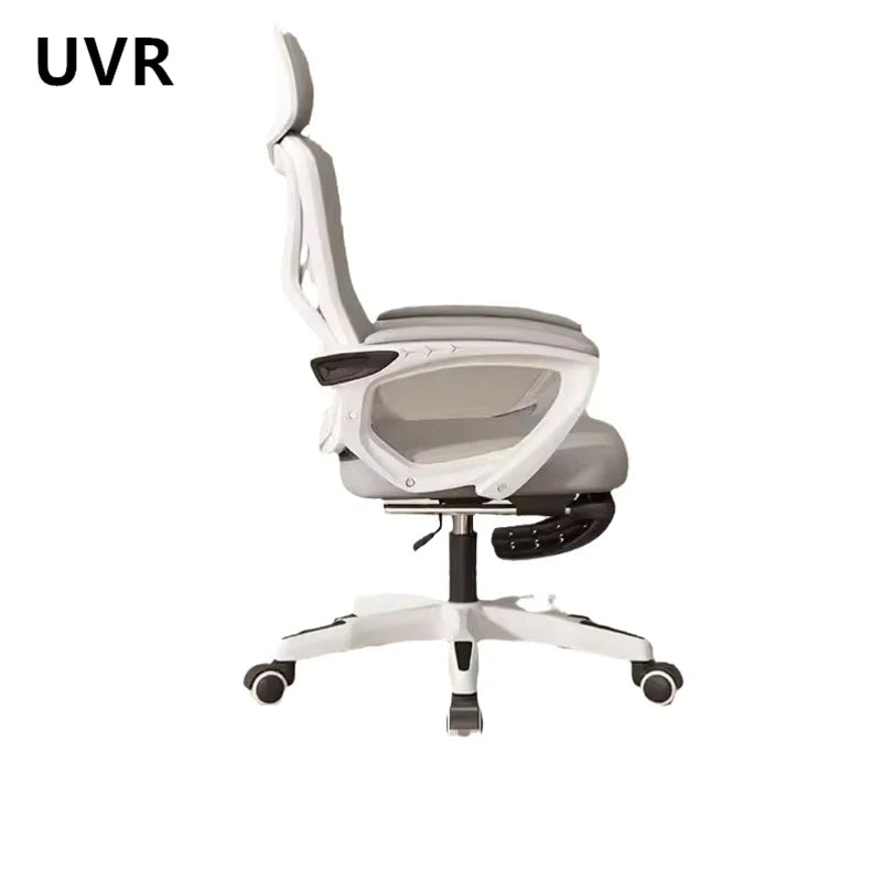 UVR Stuhl mit ergonomischem Design, sitzend, bequem, verstellbar, Chefstuhl, Netzstoff, Personalstuhl, Bürostuhl, Sportstuhl, Möbel