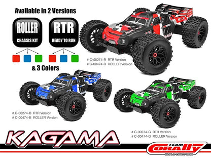 Team Corally Kagama 6s 1/8 4WD RC Cars Remote Control Electric Simulation Racing Card Climbing Off Road Vehicle Model Toy Gift.