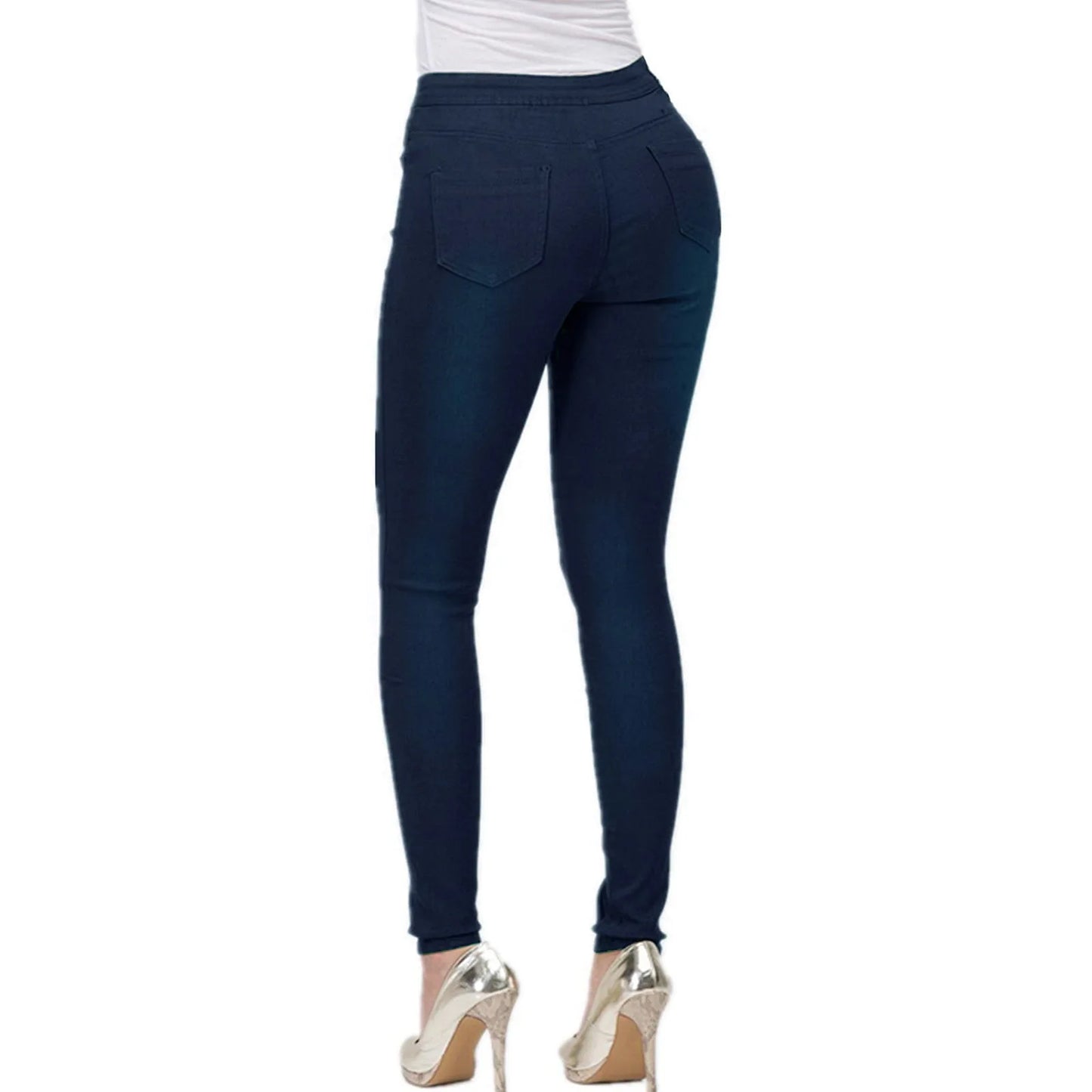 2025 New 7 Colors High Waist Slim Fit Jeans For Women Fashion Stretch Skinny Denim Pencil Pants Casual Female Trousers S-2XL.