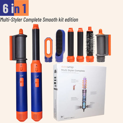 6 In 1 Hair Styler New Smooth Hair Dryer For Hair 6 in 1 hair styler With Curling Barrel Hot Air Brush Styling Tool MultiStyler