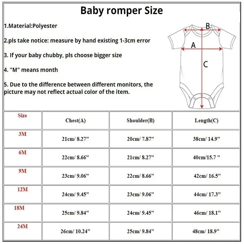 Lustiger spanischer bedruckter Baby-Body für Neugeborene, kurzärmeliger Strampler, niedliche Jungen- und Mädchen-Outfits, Kleinkind-Sommerkleidung, Säuglingsoverall.