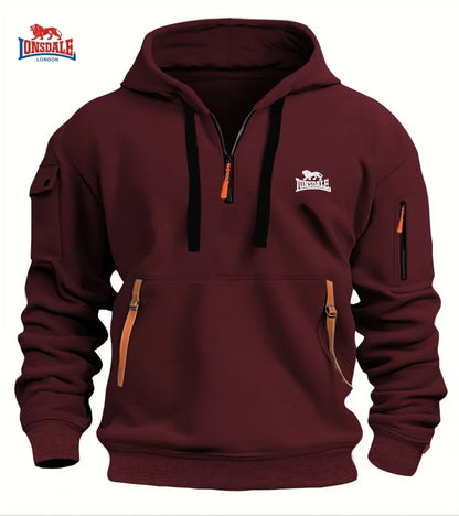 2024 Autumn Winter High Quality Dropped Shoulder Hooded Sweatshirt Men's Women's Plus Size Loose Pullover Fashion Sweatshirt.