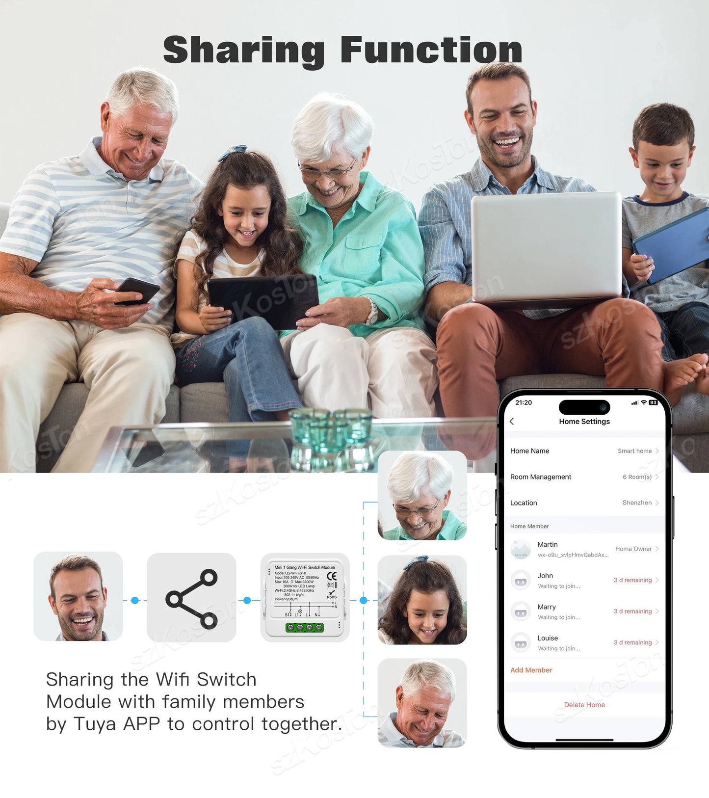 1/2/3 Gang Tuya ZigBee Smart Switch Modul Benötigt Neutralleiter Smart Life App Automatisierung DIY Breaker Funktioniert mit Alexa Google Home.