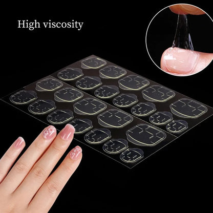 6000PCS Stick Nail Jelly Double-sided Adhesive Transparent Traceless Nail Glue Invisible Wear Nail Sheet Adhesive DIY Tools.