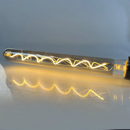 TIANFAN Led Bulbs Vintage Light Bulb ST64 G80 G95 Long Tube Edison Bulb 4W Dimmable 220/240V E27 Smoke Glass 2700K Warm White