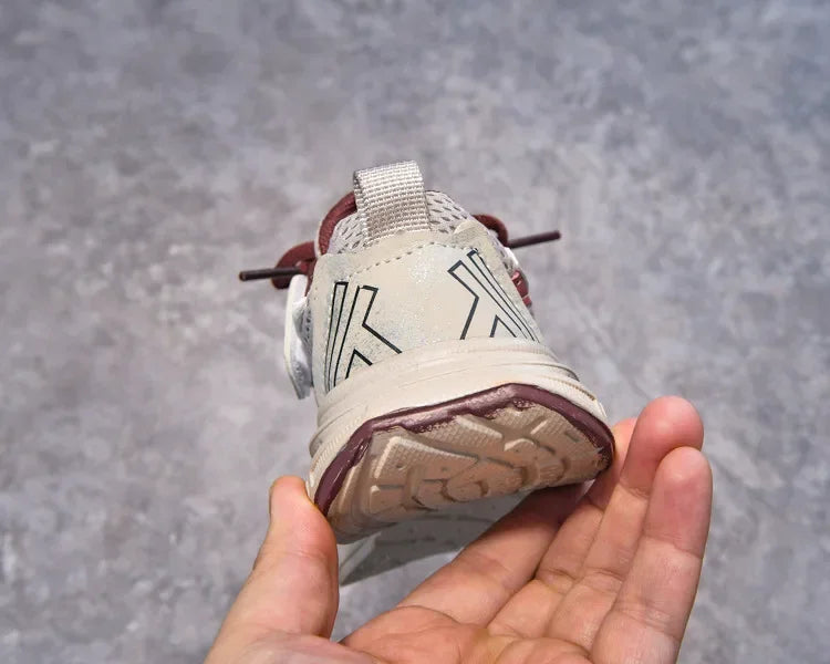 Boys Girls Running Shoes Thick Soft Sole Children Sneakers Mesh Breathable 2025 New Fashion Kids Sports Shoes for Students Trend.