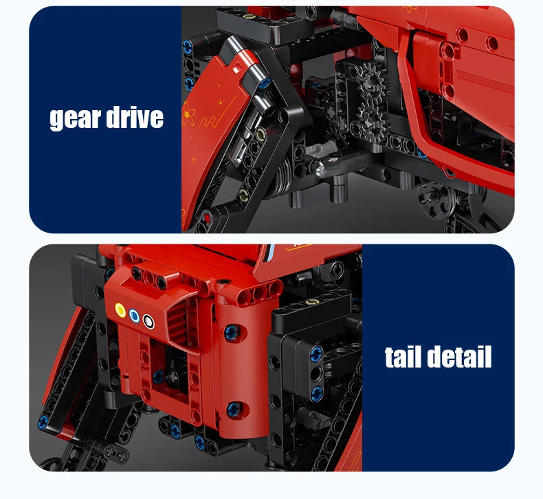 MOULD KING 15066 15067 Technical Toys The APP&RC Motorized Boston Dynamics Big Dog Set Assembly AlphaDog Building Blocks Bricks