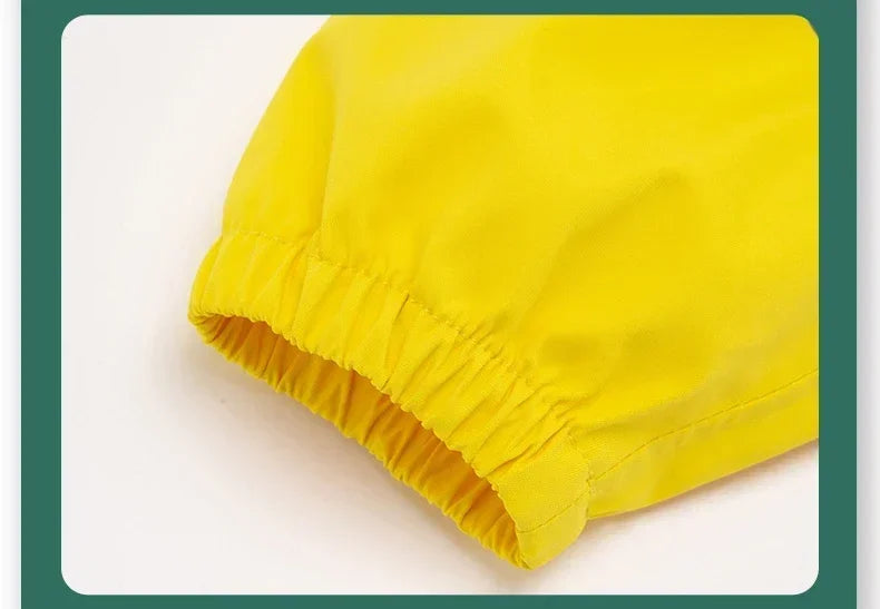 2025, Cartoon-Overall mit Kapuze für Babys, Mädchen, Regen, Outdoor-Sport, Jungen-Overall, wasserdicht, einteilig, Kinderhose, Strand, Kinderhose.