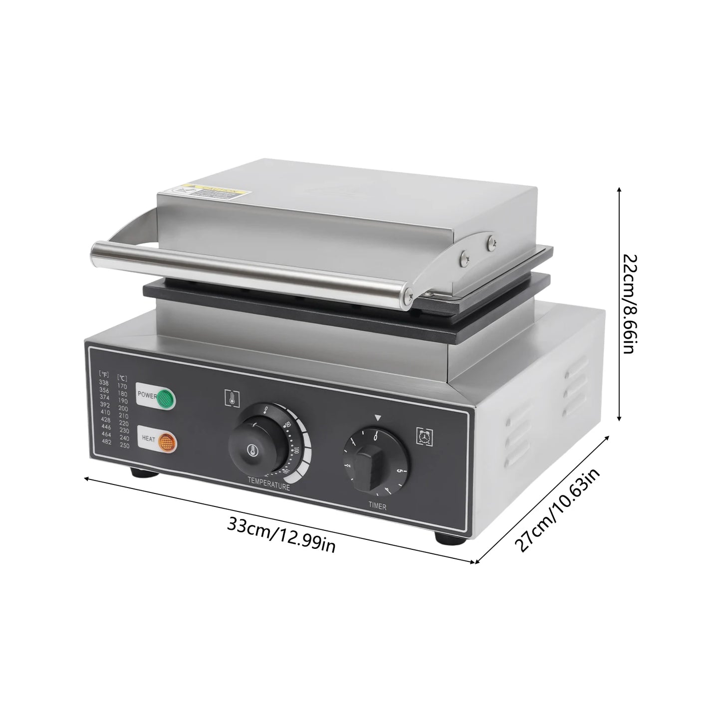 Five Compartments Waffle Stick Maker 1550W Home Corn Dog Waffle Maker with Indicator Lights Hot Dog Waffle Machine.