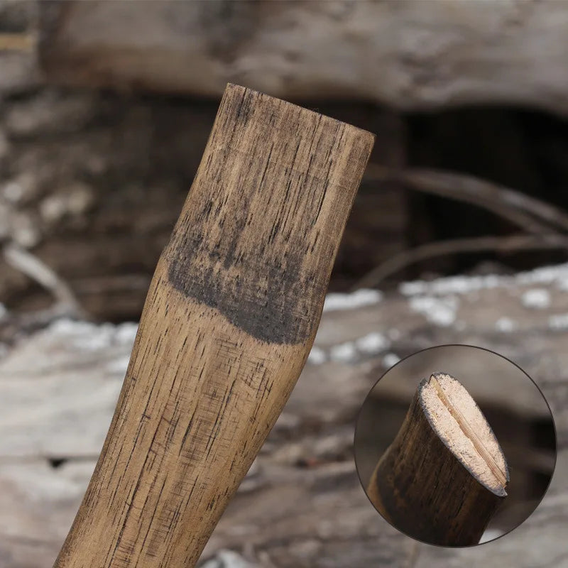 28 cm/33 cm Axtgriff aus Walnussholz, bequemer Griff, tragbarer Axtgriff mit Keil, professionelles Handwerkzeug, Axtzubehör