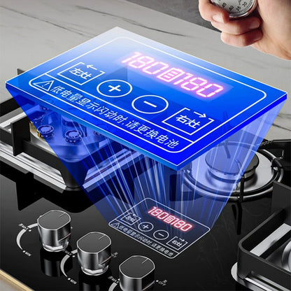 7.2KW Gas Stove Household Three Stove Timing Table Embedded Dual-purpose Natural Gas Liquefied Gas Fire Stove Gas Stove.