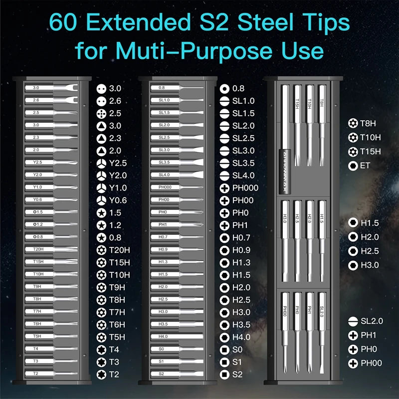 Arrow max m1 elektrische schrauben dreher set präzise magnetische bits 5-gang einstellbares drehmoment wiederauf ladbarer schnur loser schrauben dreher neu
