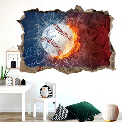 Creative Football PVC Wall Sticker Soccer Personalized Name Wall Decals For Kids Boys Room Mural Bedroom Decor Poster Art.