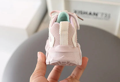 Oulylan Children Casual Shoes Thick-soled Sports Shoes Infant Footwear Boy Sneakers Breathable Non-slip Baby Shoes.