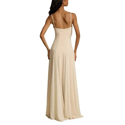 Frauen Ärmelloses Langes Kleid Neue Casual Lose Zipper Kleid Einfarbig Sexy Abendkleid.