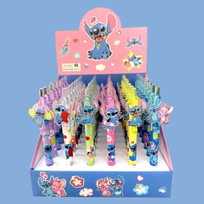 Disney Stich Gel Stift 48Pcs Schwarz 0,5mm Cartoon Kawaii Paster Neue Nette Styling Schule Liefert Freunde Schreiben geburtstag Geschenke.
