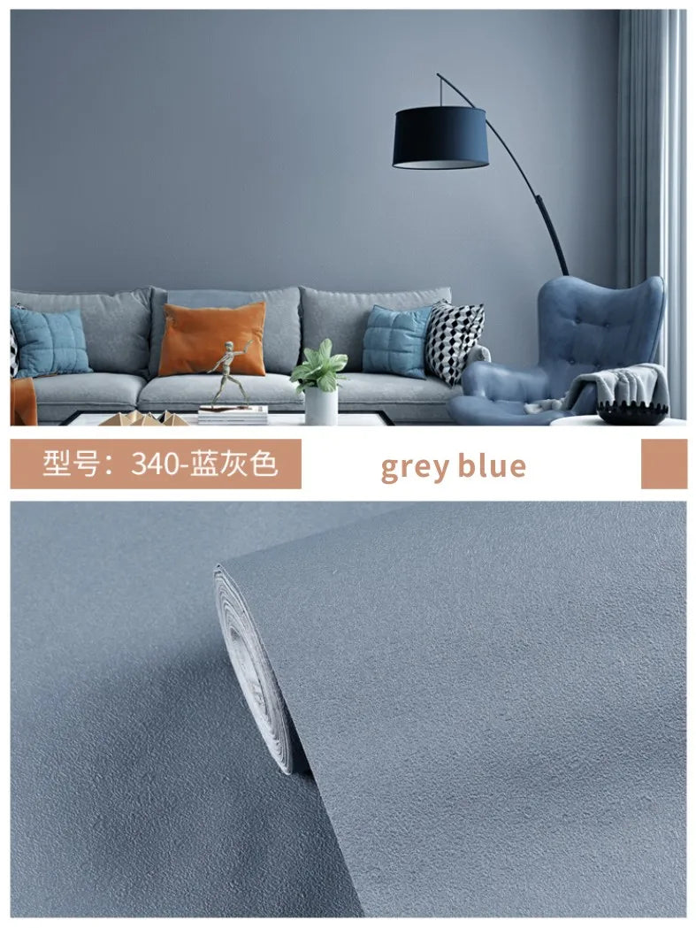 Einfarbige Schlafzimmer Tapete einfarbig PVC wasserdicht selbst klebend Vinyl Kontakt papier Kleider schrank dekorative Wanda uf kleber