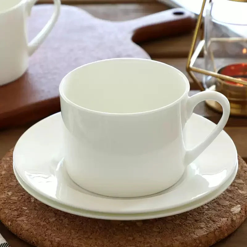 Plain white quality bone china tea cups set, ceramic coffee cup, japanese coffee cup, porcelain turkish coffee cups, originales.