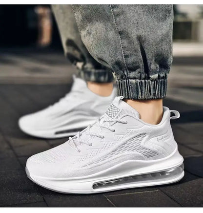 кроссовки мужские 2023 Men Air Cushion Casual Sneaker Mesh Breathable Running Shoes Men Outdoor Thick Sports Walking Sneakers.