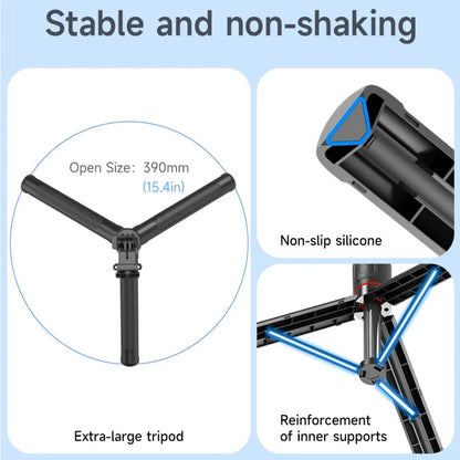 FGCLSY Selfie Stick Tripod Extendable Wireless Bluetooth Remote Portable Smartphone Tripod Stand Mount For iOS Android Phone.
