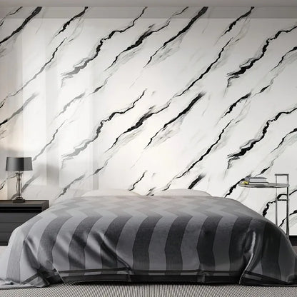 3D Wall Panels Self-Adhesive Wallpapers Marble Foam Thickened Wall Stickers for Ceiling Showers Bathrooms Living Room Decoration