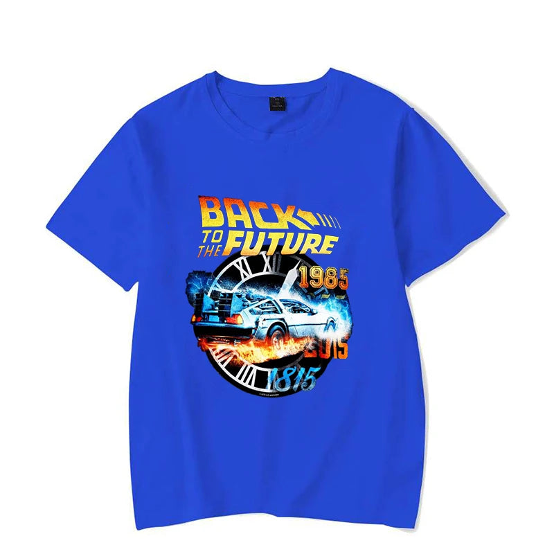 Hot Back To The Future T-Shirt Men Women Fashion Y2k Harajuku T Shirt Summer Cool Short Sleeve Hip Hop Top Tee