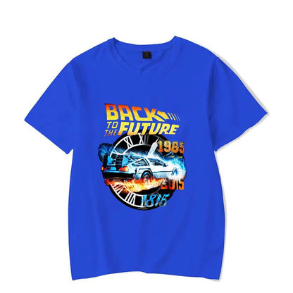 Hot Back To The Future T-Shirt Men Women Fashion Y2k Harajuku T Shirt Summer Cool Short Sleeve Hip Hop Top Tee