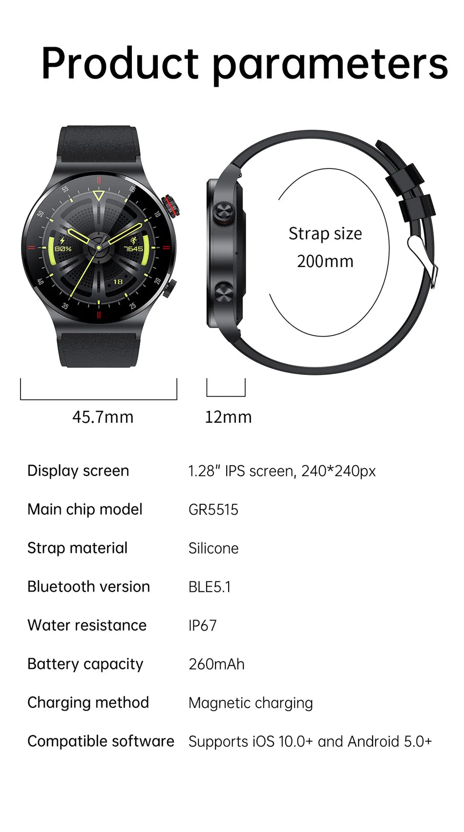 2025 NFC Bluetooth Call Smart Watch Men Full Screen GPS Sports Bracelet Waterproof ECG Health Monitor SmartWatch for IOS Android