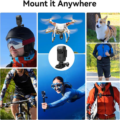 SJCAM C200 Pro 4K Action Camera with Portable Body 5M Waterproof FHD 6-Axis GYRO Video Body 5G WiFi Night Vision Sports DV.