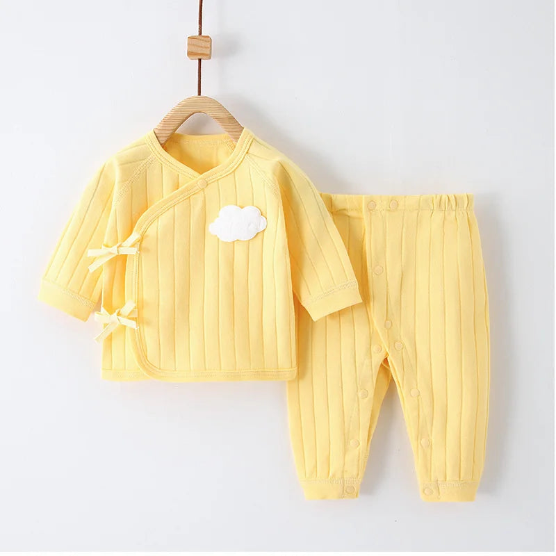 Infant Baby Mädchen Jungen Sets Baumwolle Neugeborenen Langarm Kleidung Hosen 2Pcs Set Frühling Herbst Kleidung Für Baby Kostüm 3-6Month.