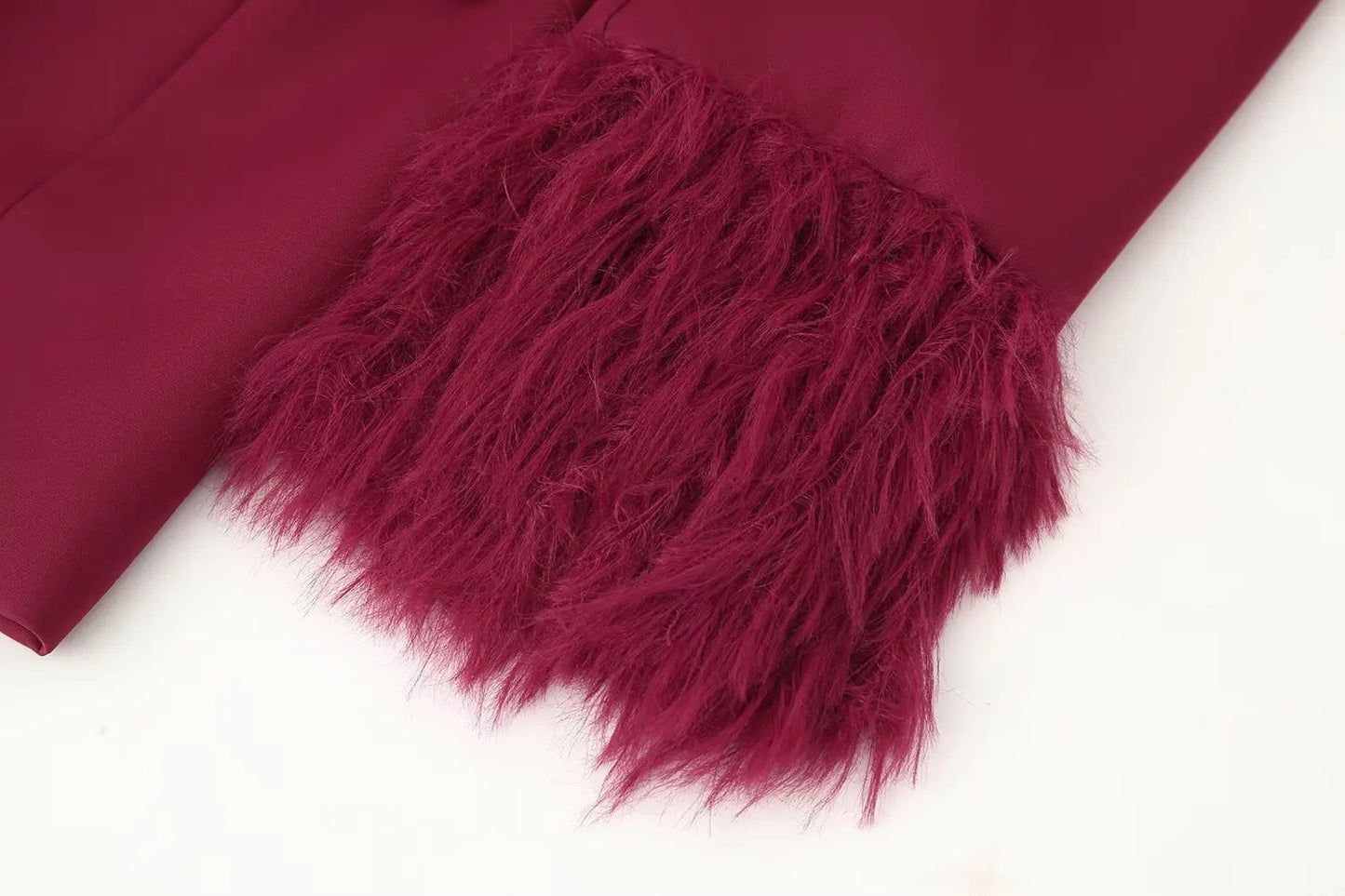 KONDALA 2025 Burgund Quaste Büro Dame Anzüge Einreiher Gerade Blazer + Moderne Gerade Lange Hosen Mode Weiblichen Anzug