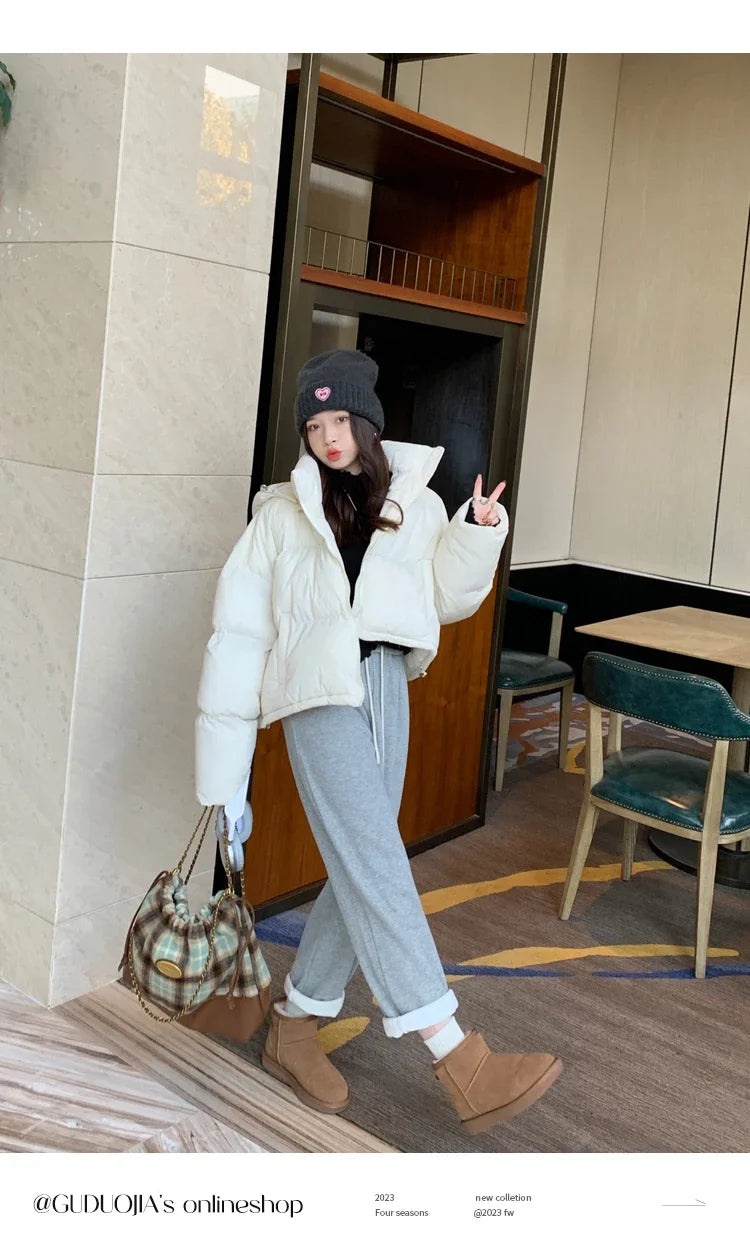 2025 Korea Geraffte Rollkragen Frauen Pullover Herbst Winter Warme Pullover Schlank Tops Gestrickte Pullover Jumper Weiche Pull Weibliche.