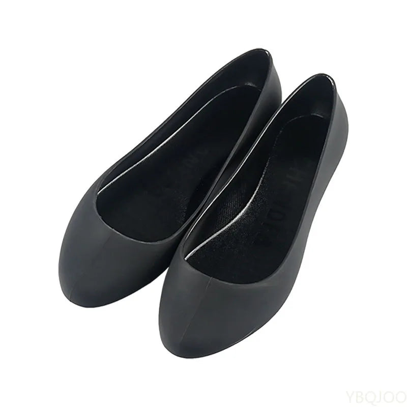 New ladies sandals soft pvc plastic flat non-slip women flat shoes 2022.