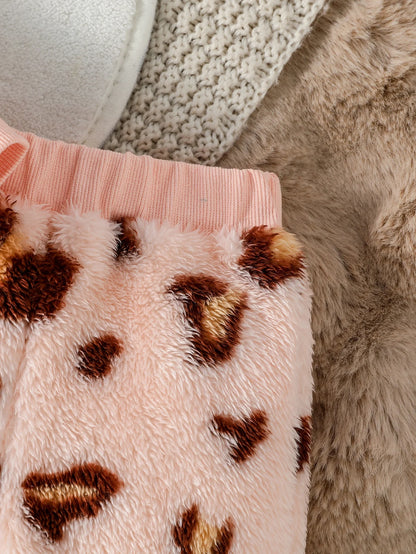 2024 neue Stil 6M-3Y Baby Unisex 2 stück Säuglings/Kleinkind Winter Niedlichen Kleinen Bären Plüsch Pullover Hosen Casual set.