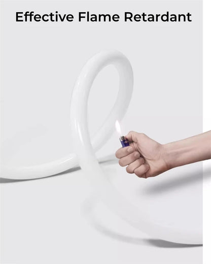 360° Glowing Round LED Neon Tube Rope Lamp Flexible Silicone Diffuser Channel WS2811 WS2812B Soft IP65 Outdoor Tape Strip Lights.