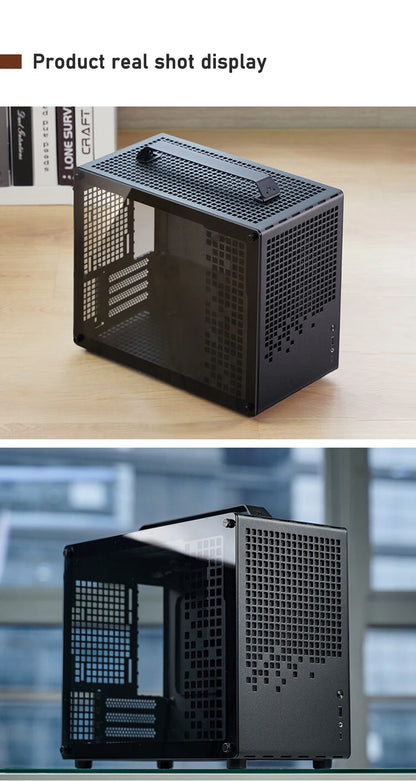 JONSBO Z20 MATX Case Detachable Handle Supports 240 Water-cooled 363mm Graphics Card Side  Transparency Desktop Mini PC Chassis