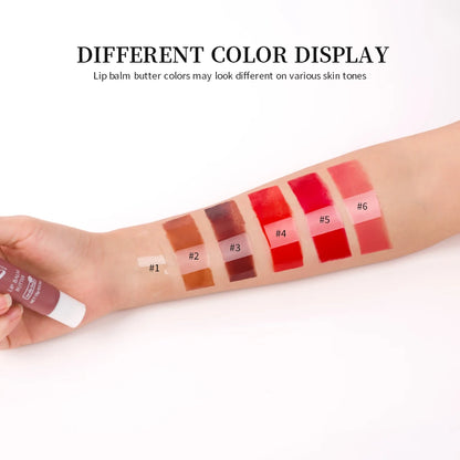 3pcs/Kit Butter Moisturizing Lip Gloss Oil Jelly Lipgloss Liquid Lipstick Lip Tint Brown Sugar Crystal Lip Balm.