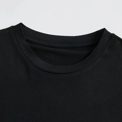 Indie Grafikdruck Kurzarm T-Shirt Damen 2000er Jahre Ästhetisches Mall Goth E-Girl Gothic T-Shirt Retro Y2K Grunge Skull Wing Crop Tops