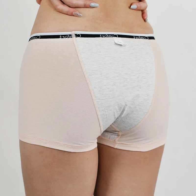 Cotton Menstrual Panties Women Leak Proof Boxer Short Underwear Female Menstruation Period Boyshort Underpants Woman Panty Panti.