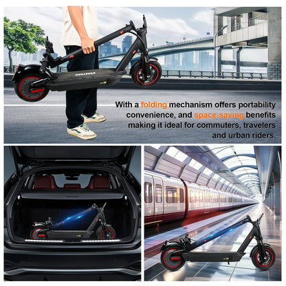 Electric Scooter For Adults Max Speed 35Km/h Electric Scooter 500W (Peak 750W ) Adult Scooter Electric Kick Scooter.