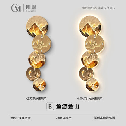 Stille Led Wanduhren Kunst Wandbild Große Innen Wohnzimmer Luxus Wand Uhr Ästhetische Orologio Da Parete Hause Dekoration