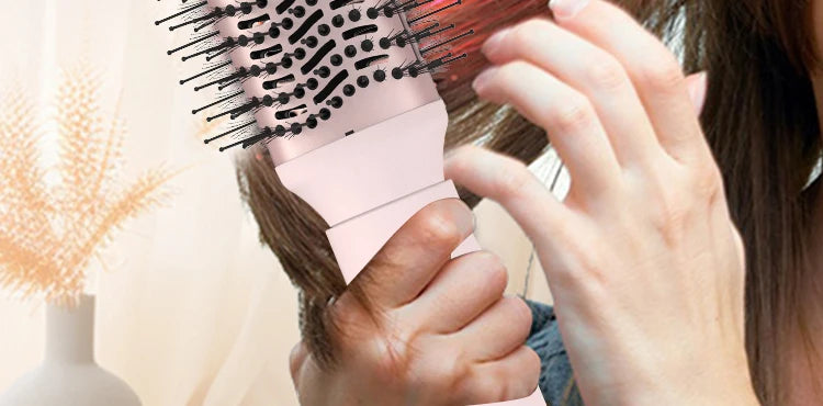 5in1 Hair Dryer Brush Curling Iron Hair Dryer Detachable Auto Wrap Curlers Fast Drying Electric Styling Hair Blower Brush.