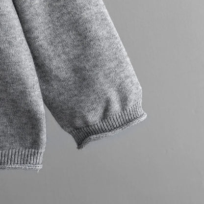 Autumn Winter New Fashion Women’s Solid Color Casual Trendy Loose 2 Piece Sets V-neck Long Sleeve T-shirts Wide Leg Trousers.