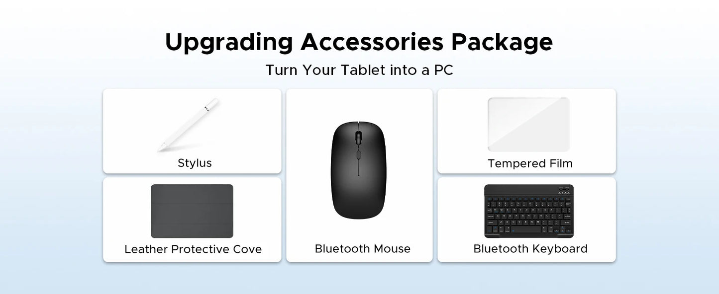 DOOGEE Tab E3 Max Tablet PC Android 15 Gemini AI Quad Speakers 14'' 2.1K Display 32GB(8+24) RAM 256GB ROM 13500mAh Battery Pad.