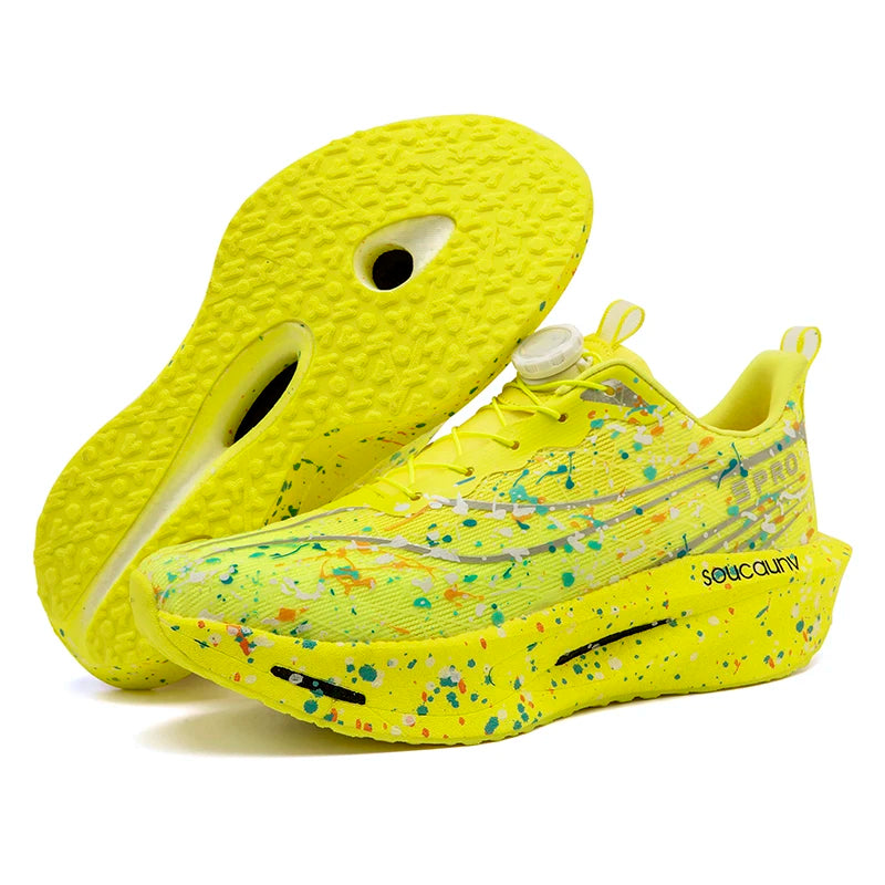 Supercritical E-TPU Marathon Running Shoes Men Women High-quality Road Jogging Shoes Light Comfy Sneakers Mesh Training Shoes