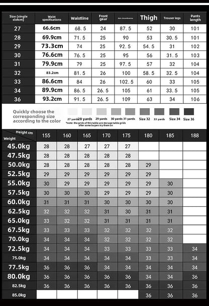 Frühling Herbst Xintang Denim Jeans Herren Slim Fit Casual Trendy Modische Alltagskleidung Blau Gerade Bein Hosen Elastische Taille