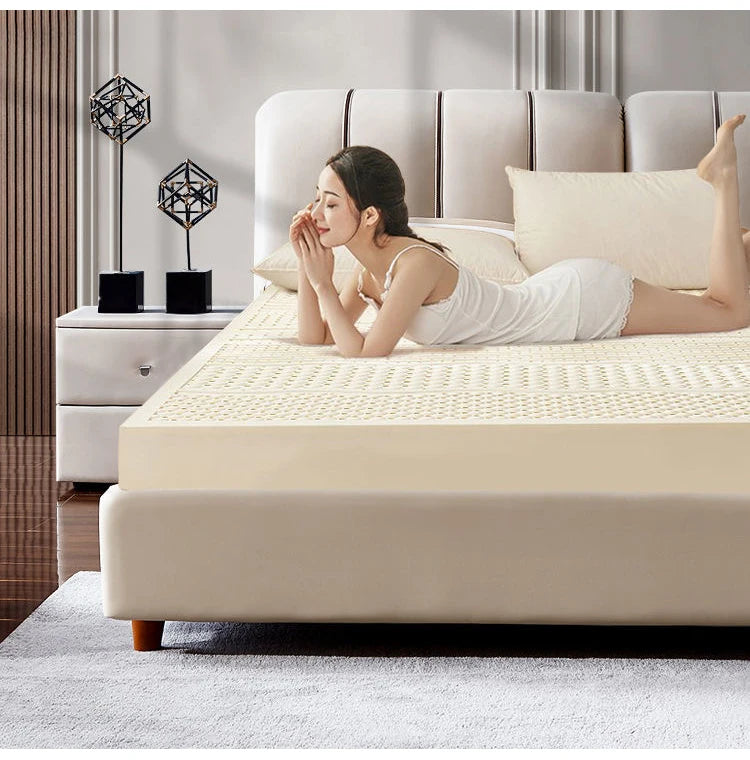 Thailand Importierte Natürliche Latex Matratzen Tatami Boden Matte Faltbare Langsam Rebound haushalt luxus top Matte Geschenk Latex Matten