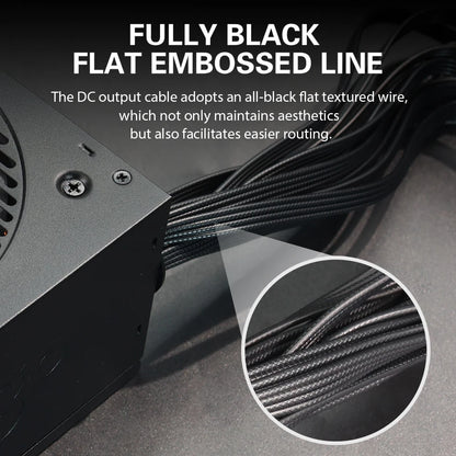 Aigo AT Power Supply PC Gamer 550W 650W 750W ATX Fonte 80 PLUS Bronze Certification 100-240V Diy Gaming Computer PSU For 14600kf.