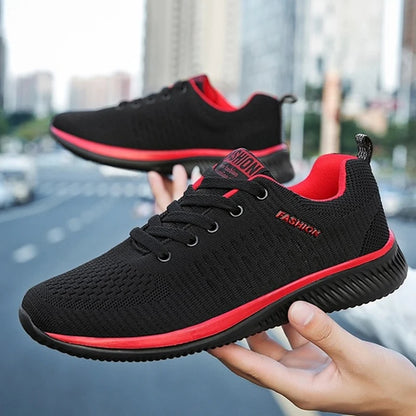 Männer Rennen Gehen Stricken Schuhe Mode Lässig Turnschuhe Atmungsaktive Sport Sportlich Gym Leichte Männer Turnschuhe Casual Schuhe