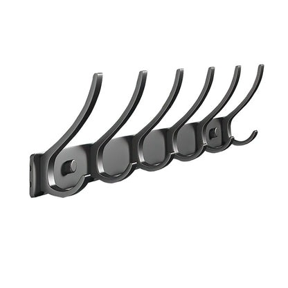 Space Aluminium-Badezimmerhaken hinter der Tür, hohllose Badezimmerhaken, Schlafzimmeraufbewahrung, Wandaufhängerhaken